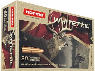 216745.jpg Norma Whitetail Ammunition 30-06 Springfield 150 Grain Jacketed Soft Point Box of 20 good sale - Image 1
