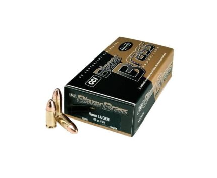 CCI Blazer Brass 9mm 115Gr FMJ 50Rds