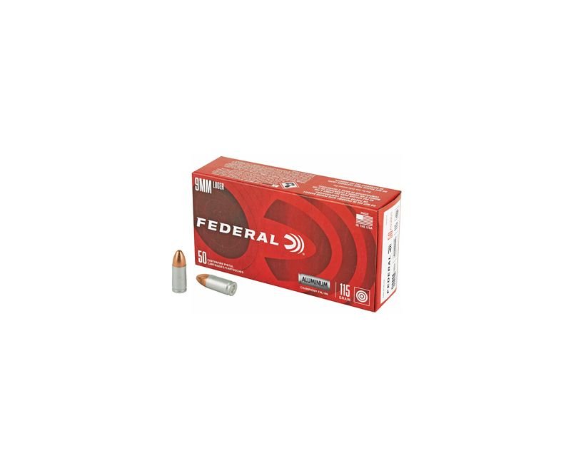 CCI9115_1.jpg Federal Champion Aluminum 9mm 115-Grain 50-Rounds FMJ - Image 1
