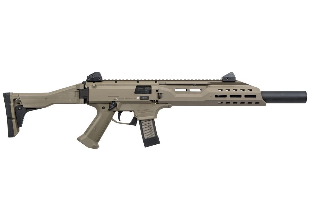 CZ-Scorpion-EVO-3-S1-08543-806703085432.jpg.jpg CZ SCORPION EVO 3 S1 FLAT DARK EARTH 9MM 16.2-INCH 20RDS - Image 1