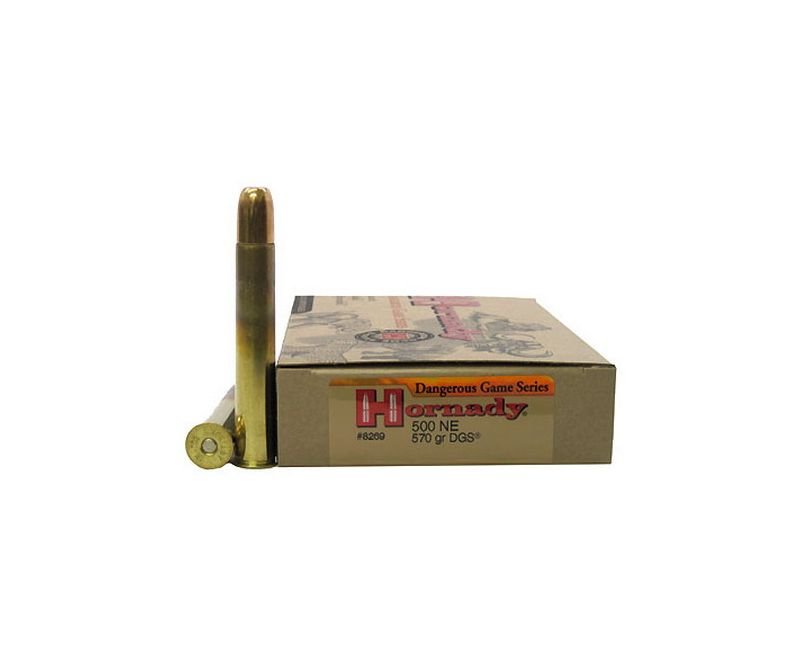 Hornady-Dangerous-Game-Series-8269-090255382693-1.jpg_7-1.jpg Hornady .500 Nitro Express 570 Grain DGS FMJ 20 Round Box - Image 1