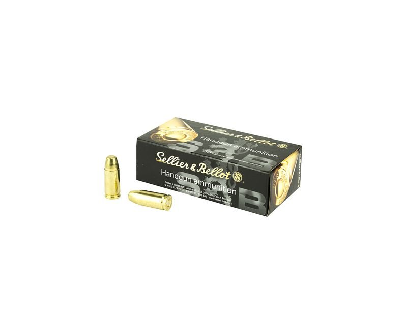 Sellier-and-Bellot-SB9SUBB-754908500932.jpg_1.jpg Sellier and Bellot Subsonic FMJ 150 Grain 9mm 50 Rounds - Image 1