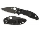 Spyderco Manix 2 Lightweight Folding Knife - 3.37" Plain Drop Point Blade