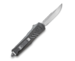 CobraTec Knives FS-X Gray OTF Knife - 2.75" Plain Drop Point Blade - Image 2