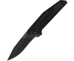 Kershaw Fraxion Folding Knife - 2.75" Black Plain Drop Point Blade - Image 2